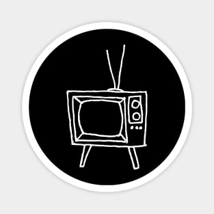 TV New Wave Retro Television Magnet